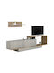 Wohnzimmer TV-Einheit Garcelle Natural-stone Texture L180xB29cm