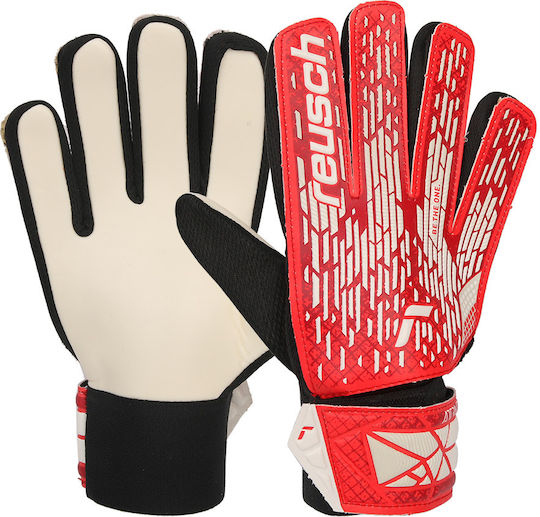 Reusch Attrakt Starter Solid Голмански ръкавици Детски Червени