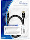 MediaRange High Speed Ethernet Connection HDMI 2.0 Premium High Speed 4K 60Hz HDR Rotating Cable HDMI Male - HDMI Male 2m Black