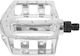 Flat Bicycle Pedals Silver