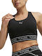 Puma 4keeps Elastic Women's Bra without Padding Black