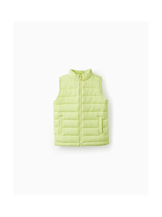 Zippy Kids Casual Jacket Sleeveless Green