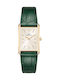 Daniel Wellington Γυναικείο Ρολόι 22mm Μπαταρίας με Πράσινο Δερμάτινο Λουράκι