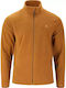 Men's Fleece Cardigan Brown