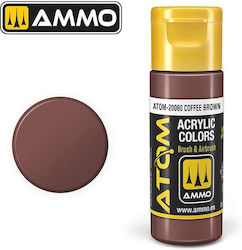 Ammo Atom Modellbau Farbe Coffee Brown 20ml