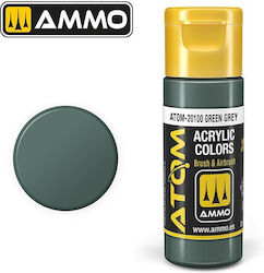Ammo Atom Model Making Paint Green Grey 20ml