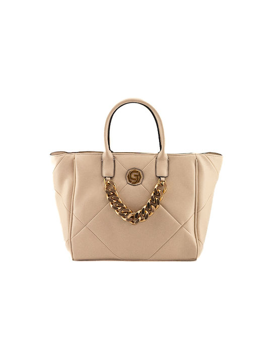 Gold & Gold Women's Bag Shoulder Beige