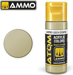 Ammo Atom Model Making Paint Ochre 20ml