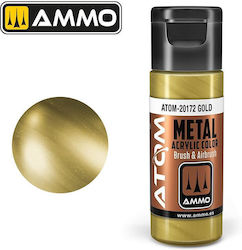 Ammo Atom Model Making Paint in Gold color 20ml
