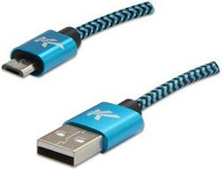 Logo Collection Regular USB 2.0 Micro USB Cable 1m Blue