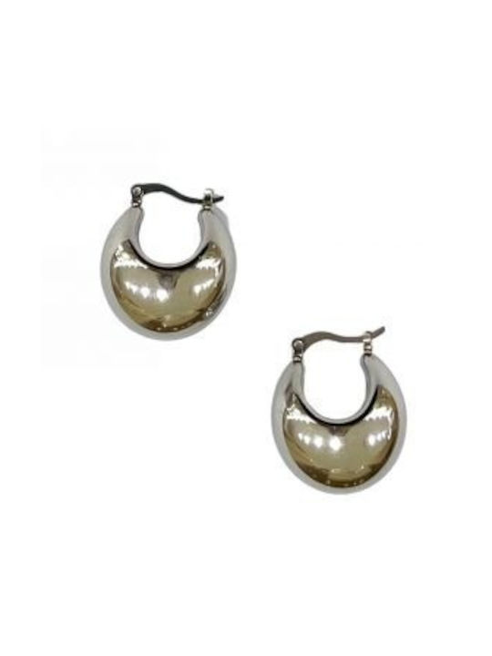 Kostibas Fashion Earrings Hoops made of Steel