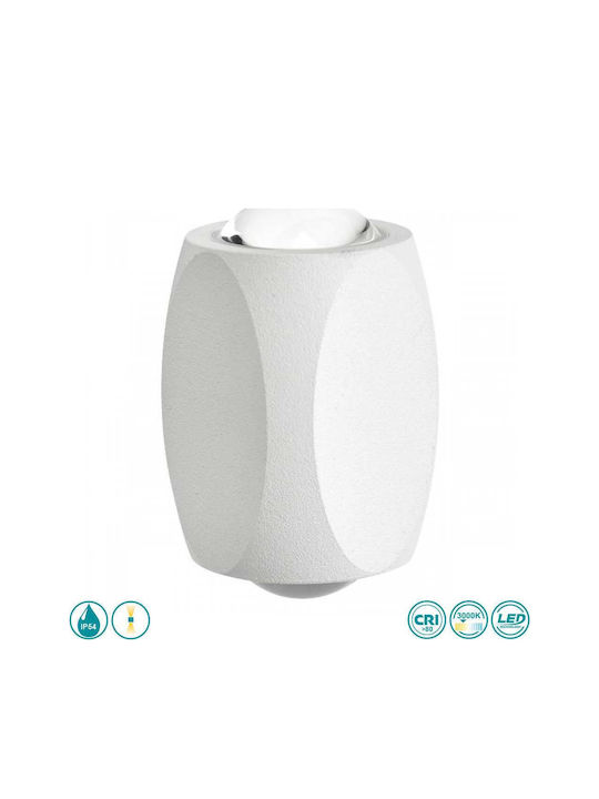 Spot Light Wall-Mounted Outdoor Light LED IP54 2W with Warm White Light Double Beam
