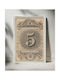 Banknote Motif Number Петкратен Картина Платнен 50x80см