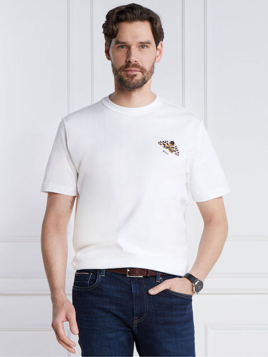 Hugo Boss Ανδρικό T-shirt Κοντομάνικο Λευκό
