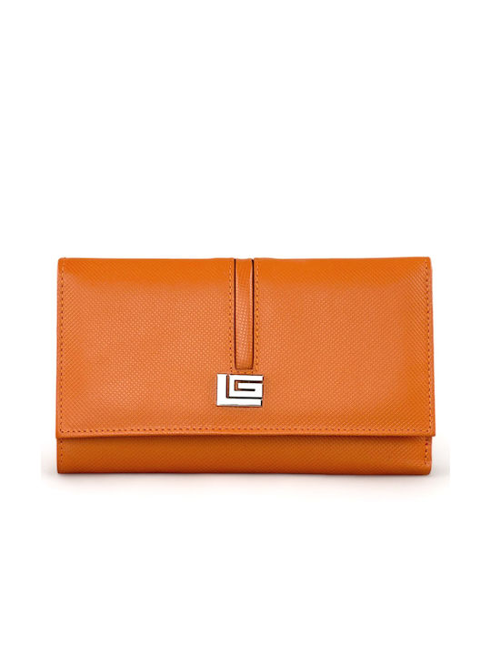 Guy Laroche Large Leather Women's Wallet with RFID Beige