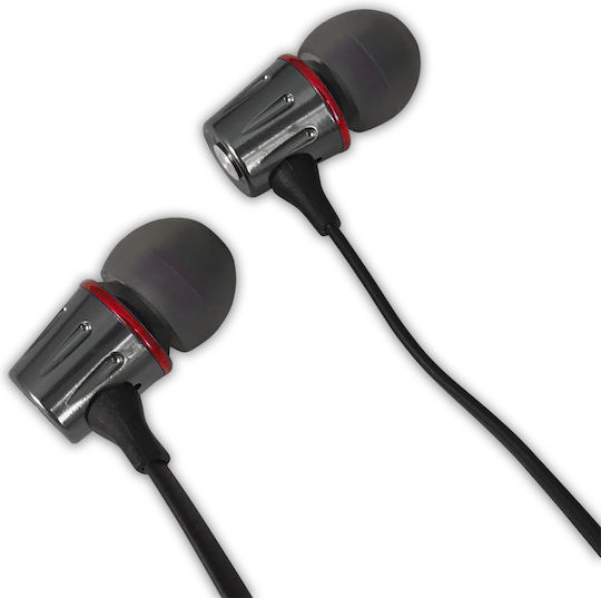 Esperanza Eh203 În ureche Handsfree cu două căști cu mufă 3.5mm Roșu