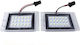Depo LED License Plate Lights Volvo V70 / XC 70 1997-2000 2 Pieces