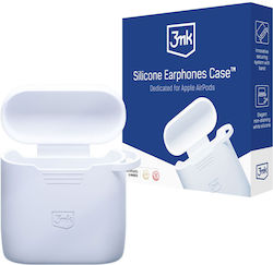 3MK Case Silicone in White color for Apple AirPods 1 / AirPods 2