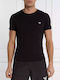 Emporio Armani Men's Short Sleeve T-shirt Black