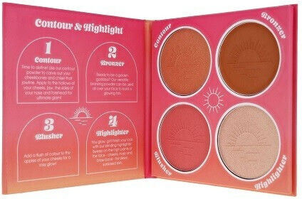 Sunkissed Палитра със Сенки за Очи в Твърда Форма Radiant Lustre 30гр