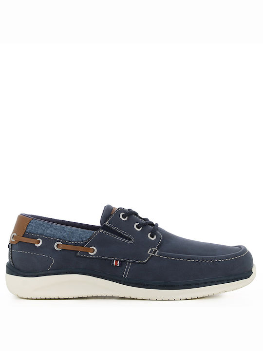 Safety Jogger Men's Boat Shoes Blue