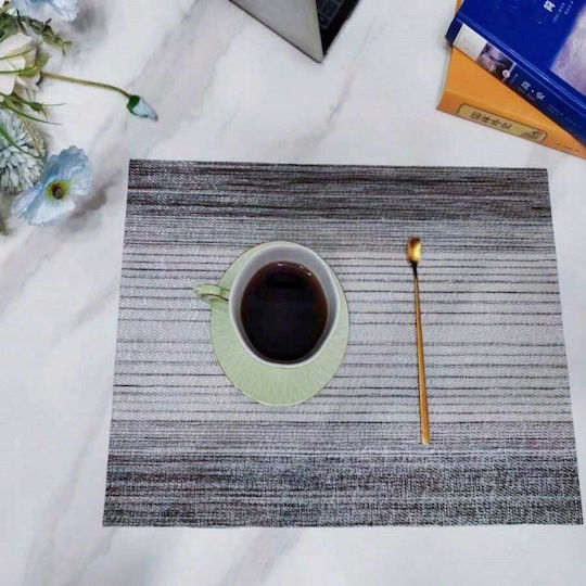 Etoile Placemats Negru 45x30cm 1buc