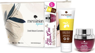 Messinian Spa Pochette Set Îngrijire pentru Anti-îmbătrânire cu Cremă de mâini & Crema de fata