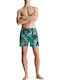 Men's Swimwear Shorts Blue with Patterns