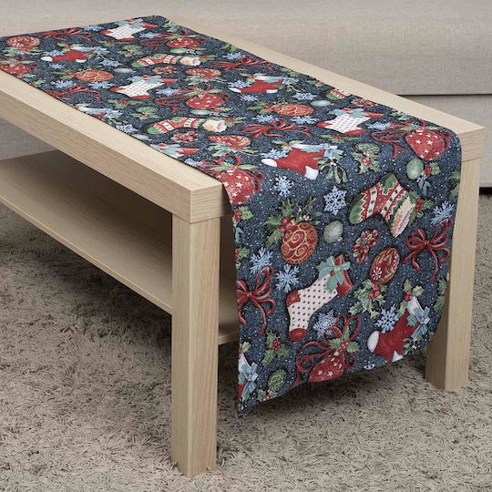 Christmas blanket 44x185 Cotone Natale