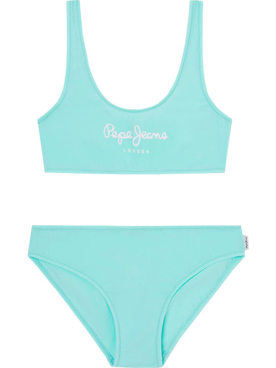Pepe Jeans Детски Бански Бикини 517/light Turquoise