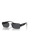 Armani Exchange Unisex Γυαλιά Ηλίου με Μαύρο Κοκκάλινο Σκελετό και Γκρι Φακό AX2052S 600087