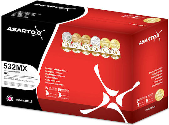 Asarto Compatible Toner for Laser Printer OKI Magenta