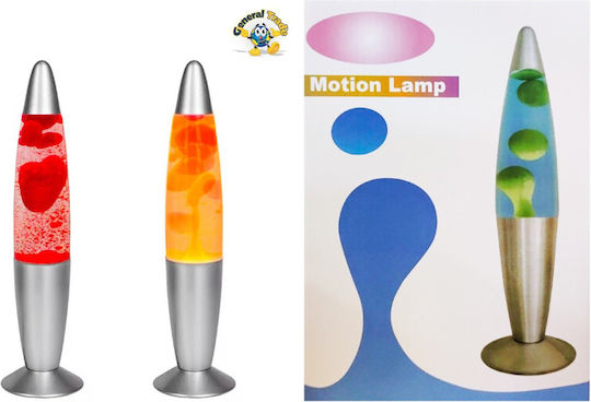 General Trade Dekorative Lampe Lavalampe Mehrfarbig