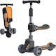 Kinderroller Klappbar Hyd-010 3-Rad mit Sitz Orange
