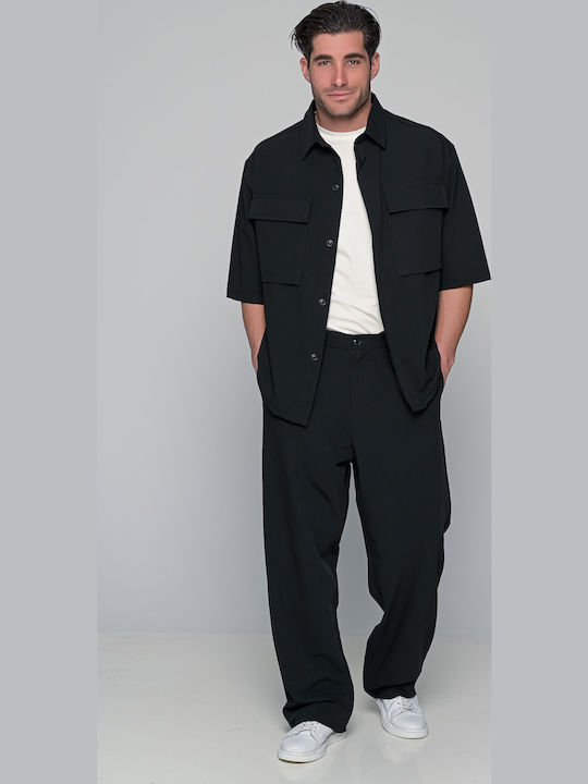 Ben Tailor Palazzo Pantaloni Negru