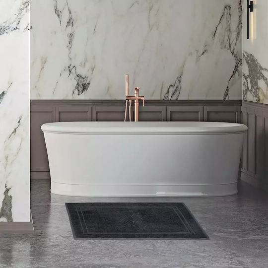 Greenwich Polo Club Bath Mat Cotton 3090 220750703090 Black Velvet-Black Metal 50x70cm