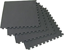 Profit Gym Mats Puzzle 60x60x1.2cm 4 Pieces Black