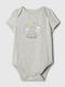 GAP Baby Bodysuit Set Gray