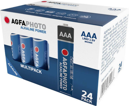 AgfaPhoto Power Алкални Батерии AAA 1.5V 24бр