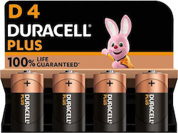 Duracell Plus D 1.5V 4τμχ