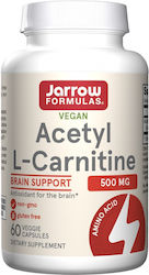 Jarrow Formulas Acetyl L-Carnitine 500mg 60 veg. Kappen Jarrow Formulas Acetyl L-Carnitine 500mg 60 veg. Kappen