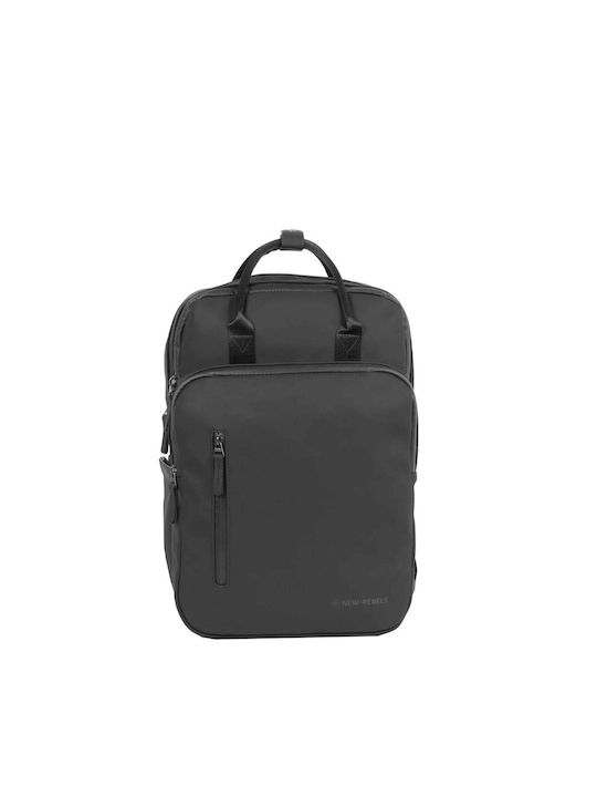 New Rebels Weiblich Rucksack Wasserdicht Schwarz