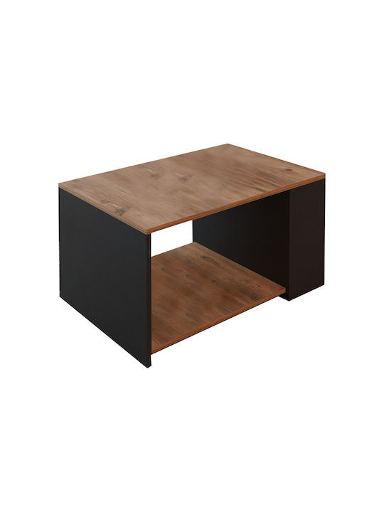 Rectangular Coffee Table Noil Oak / Charcoal L90xW60xH48cm