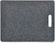 Zeller Rectangular Plastic Chopping Board Gray 36.5x27.5cm