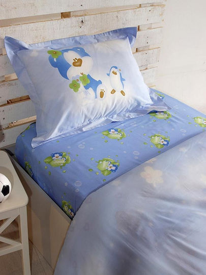 Sunshine Kids Duvet Single Blue 160x220cm