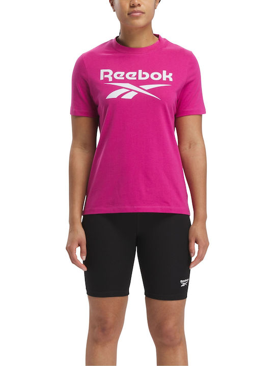 Reebok Γυναικείο Αθλητικό T-shirt Ροζ
