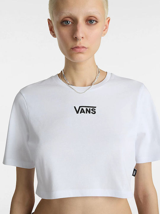 Vans Damen Sport Crop T-Shirt Weiß
