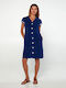 Vamp Mini Dress Blue