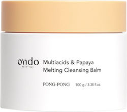 Ondo Beauty 365 Multiacids & Papaya Melting Balm Waterproof Makeup Remover 100gr