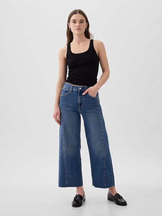 Hoch tailliert Damenjeans in Schlanker Passform